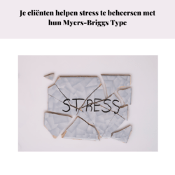 Tools van de Caoch - Je cliënten helpen stress te beheersen met hun Myers-Briggs Type