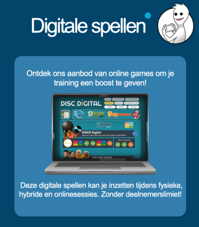 Digitale spellen. Tools van de coach. Team spelletjes