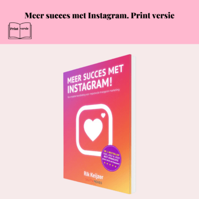 Tools van de coach -Meer succes met Instagram. Print versie