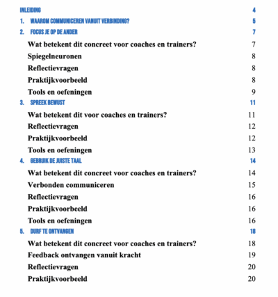 communiceren vanuit verbinding Deel 4