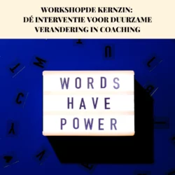 kernzin. Workshop. Tools van de coach